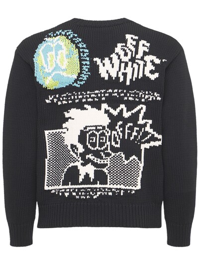 off white knit sweater