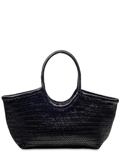 Big nantucket woven leather basket bag - Dragon Diffusion - Women