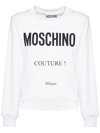 Moschino - Couture milano logo cotton 