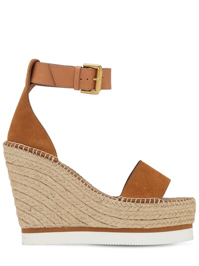 tan bootie wedges