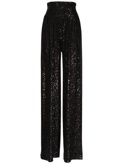 high waisted sequin pants