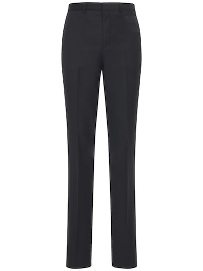 wool skinny fit pants