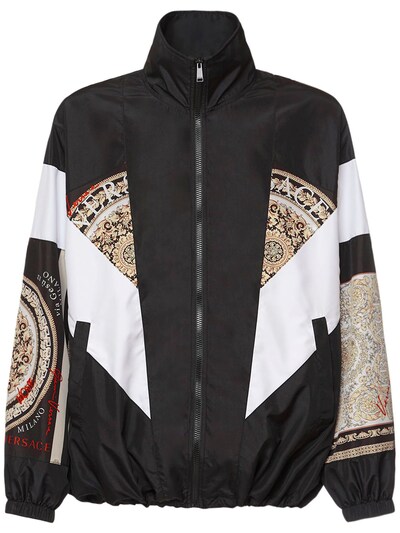 versace black and white jacket