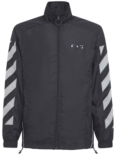 off white zip jacket