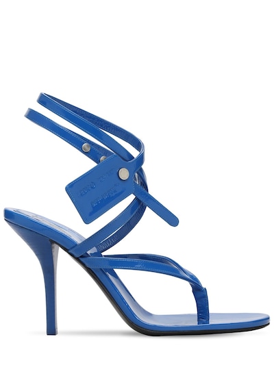 off white sandals blue