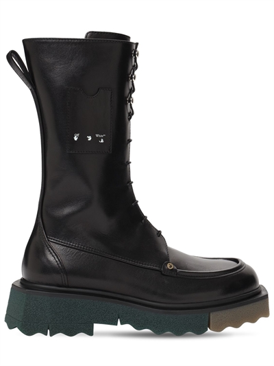 off white black boots