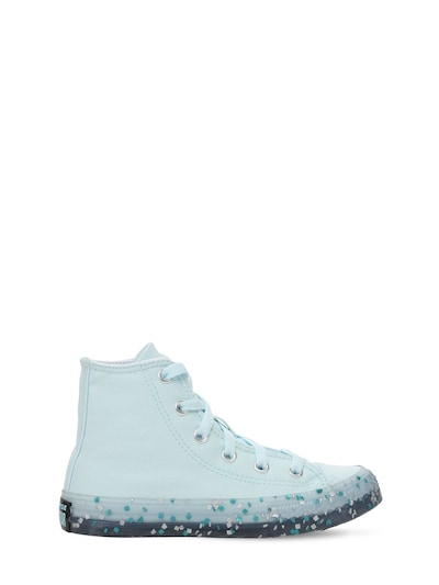 light blue glitter converse