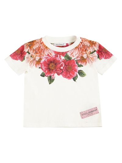 dolce and gabbana flower shirt