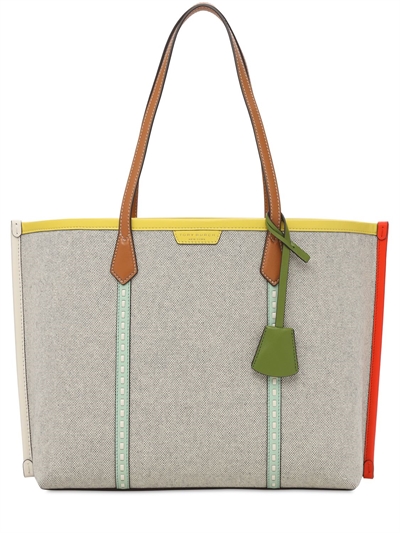perry leather tote bag
