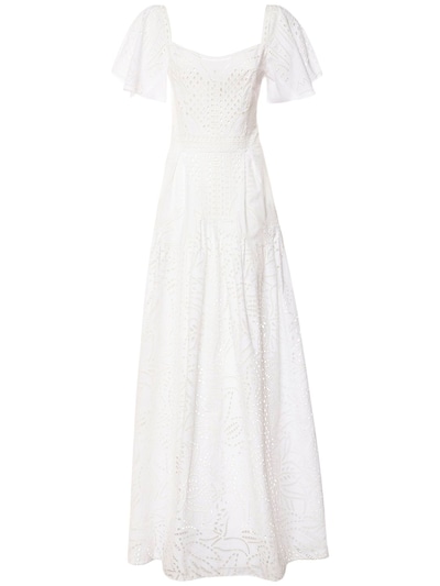 alberta ferretti white dress