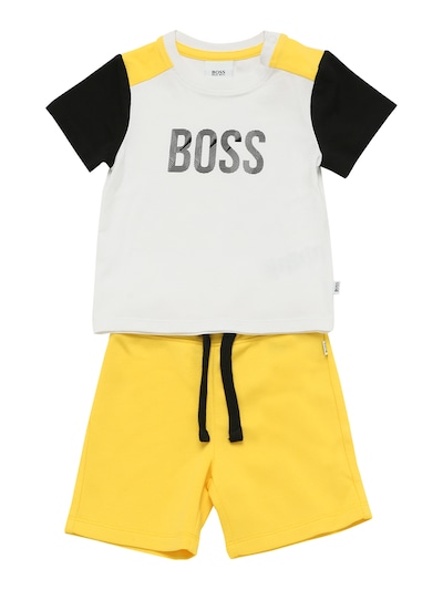 Hugo Boss - Logo print cotton t-shirt 