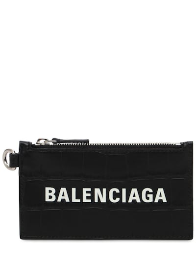 Crocodile leather wallet Balenciaga - Men |