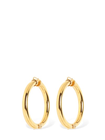 versace hoop earrings