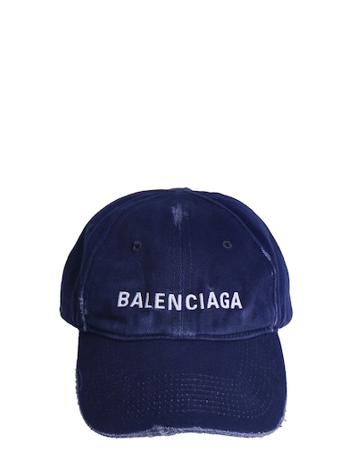 balenciaga hat blue