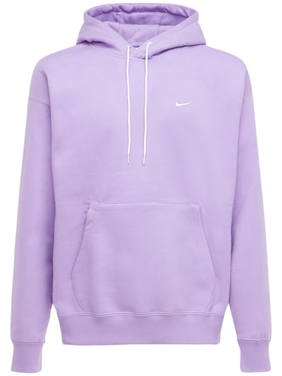 lilac nike swoosh hoodie