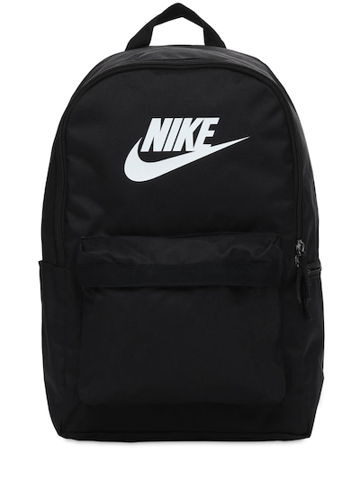 nike heritage backpack black and white