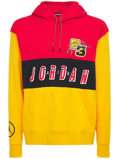 black and yellow jordan hoodie