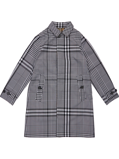 Burberry - Reversible check nylon trench coat - Beige/Black | Luisaviaroma