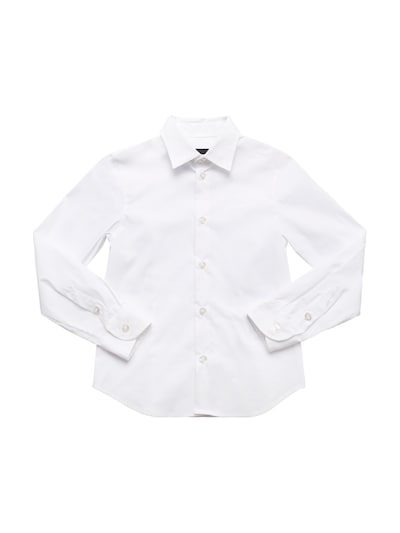 emporio armani poplin shirt