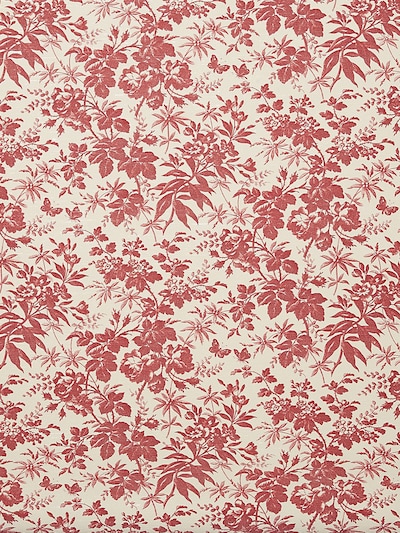 Gucci - Herbarium print wallpaper - Red/White | Luisaviaroma