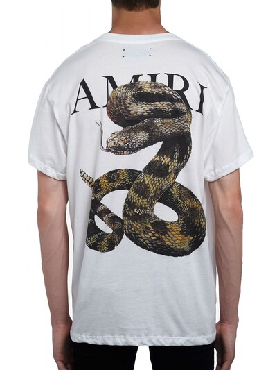 amiri snake t shirt