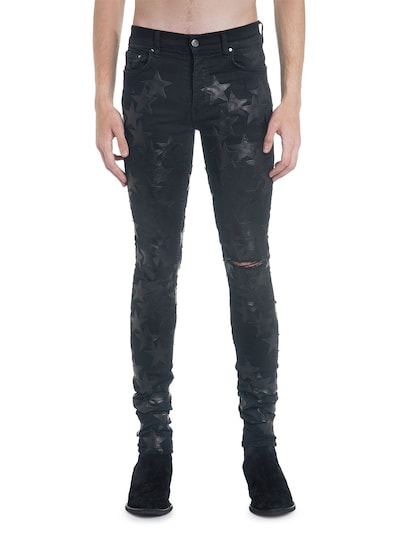 amiri jeans with stars