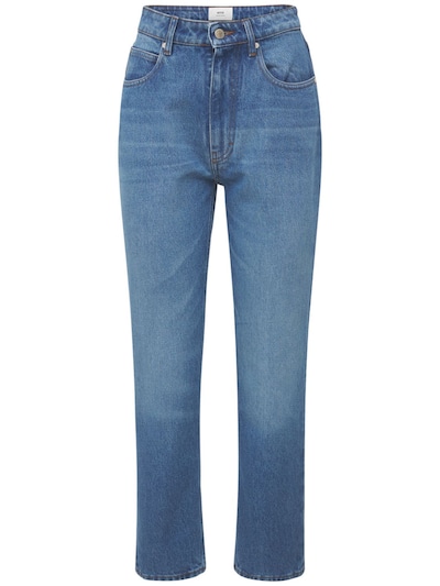 stone washed indigo jeans