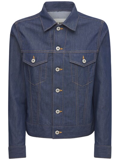 cotton blend denim jacket