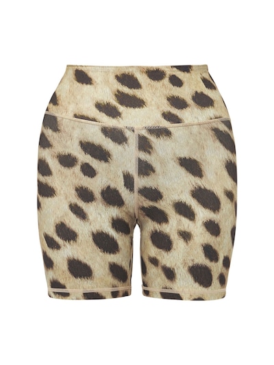 leopard bike shorts