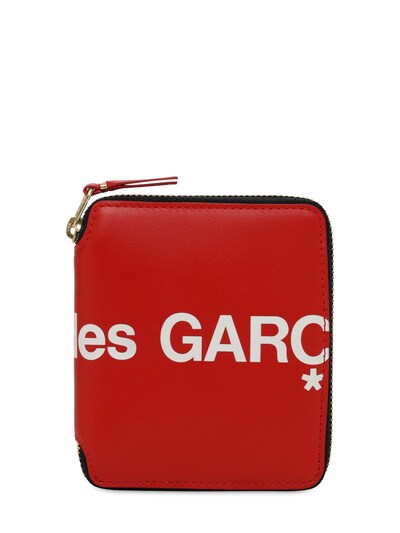 comme des garcons wallet red