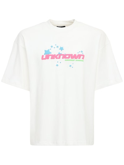 Unknown Summer Season コットンtシャツ ホワイト Luisaviaroma