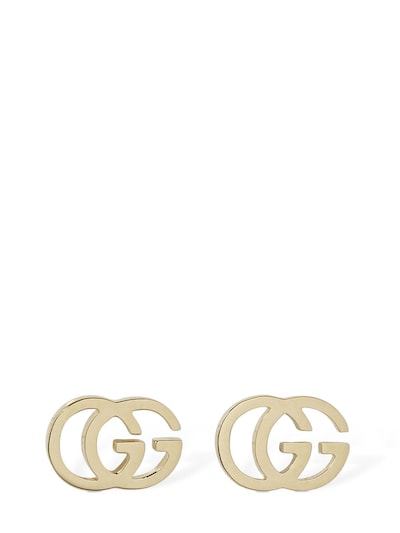 pk Regeringsverordening zak Gucci - 18 karat gold-ohrstecker „gg tissue“ - Gold | Luisaviaroma
