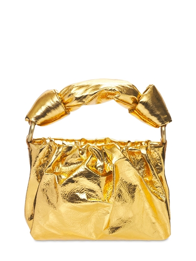 gold handle bag