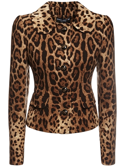 dolce and gabbana leopard jacket