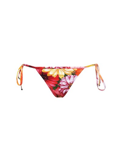 Dolce And Gabbana Printed Bikini Bottoms Multicolor Luisaviaroma