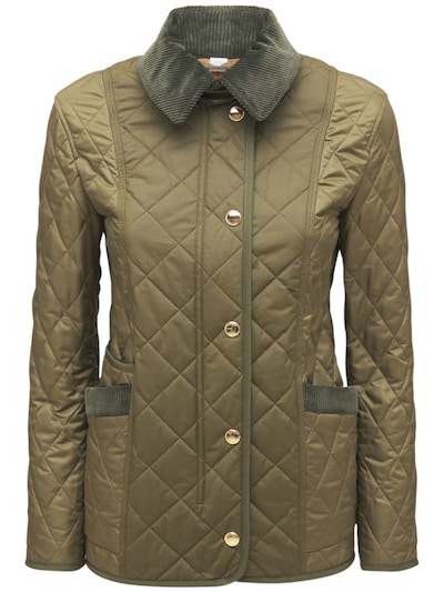 Burberry - Wark quilted jacket - Green | Luisaviaroma