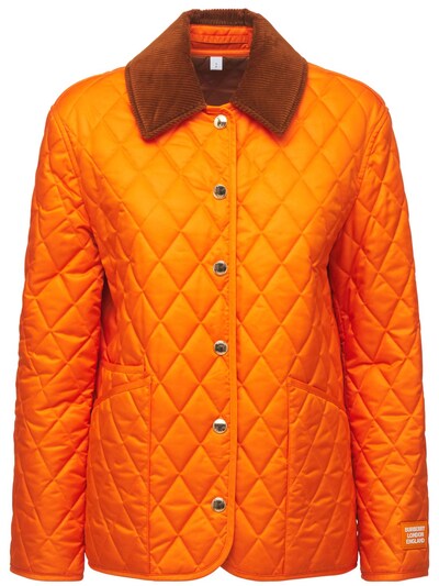 burberry orange coat