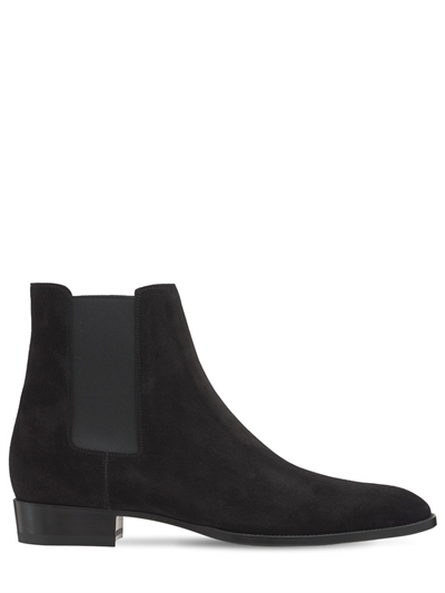 ysl boots black