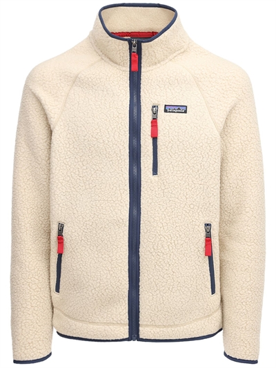 patagonia men's retro pile jacket khaki