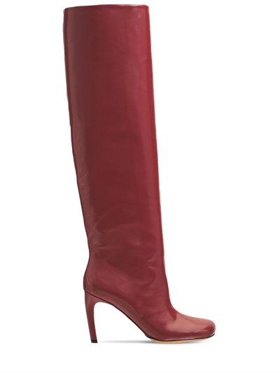 dries van noten leather boots