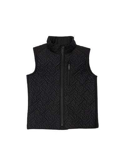 burberry vest black