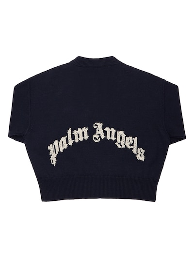 palm angels crop sweater