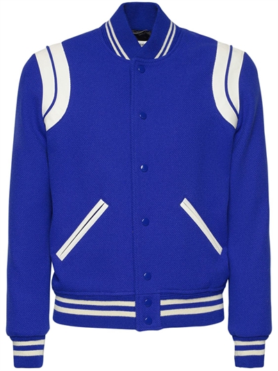 saint laurent letterman jacket