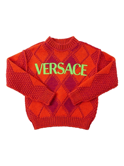 versace multicolor sweater