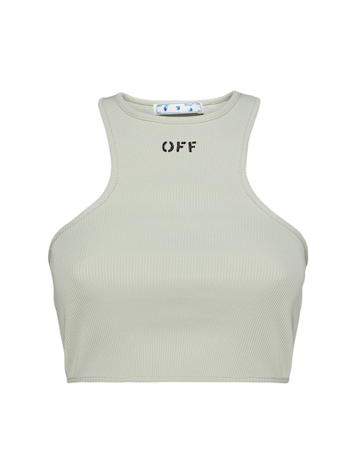 off white crop top