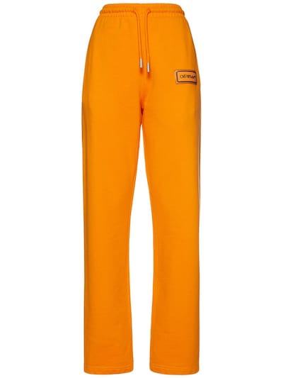 off white orange sweatpants