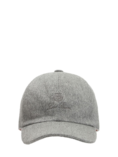 Loro Piana - Logo cashmere baseball hat 