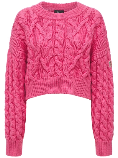 moncler pink sweater