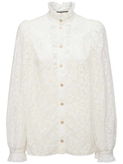 gucci lace blouse