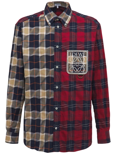loewe patchwork shirt